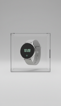 Glass-Encased Minimalist Smartwatch
